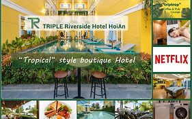 Triple Riverside Villa Hotel Hoian